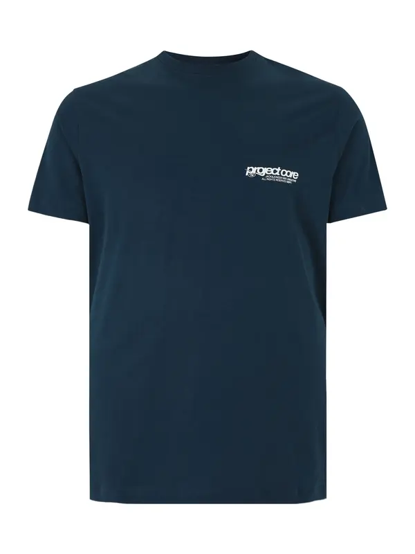 Jack & Jones Plus Jack & Jones Plus Majica 'JCOUNION'  tamno plava / bijela