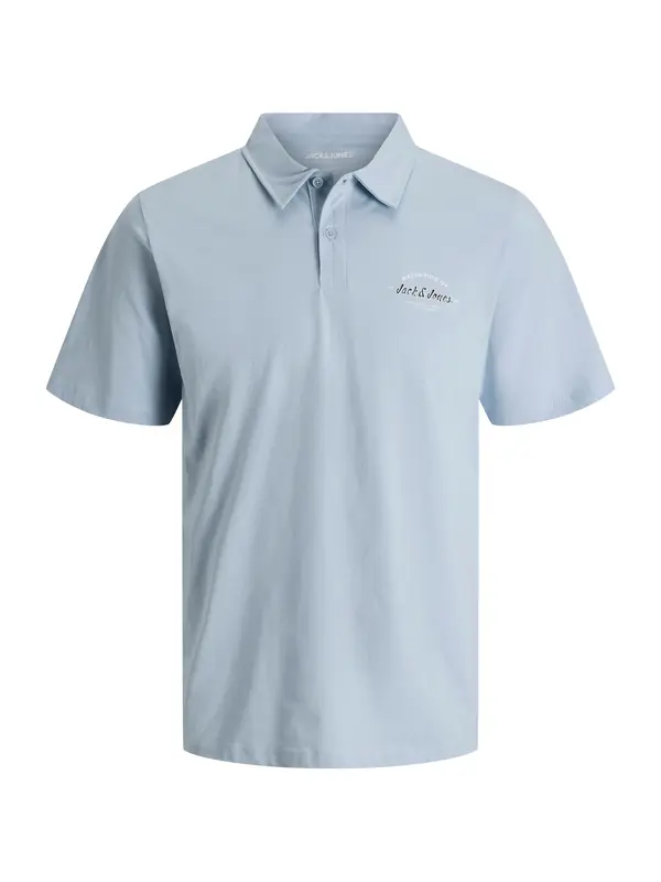 Jack & Jones Plus Jack & Jones Plus Majica 'JJBRANDON'  svijetloplava / crna / bijela