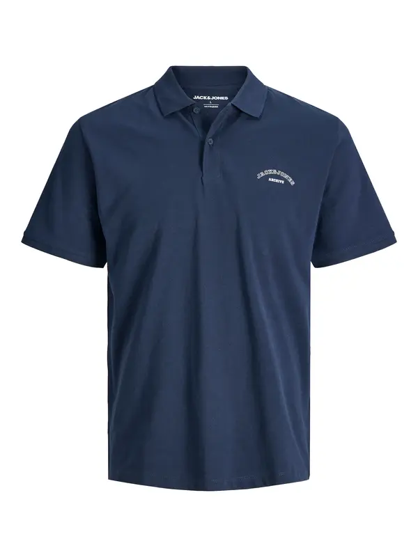 Jack & Jones Plus Jack & Jones Plus Majica 'JJCollege'  mornarsko plava