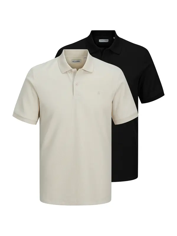 Jack & Jones Plus Jack & Jones Plus Majica 'JJEAustin'  nude / crna