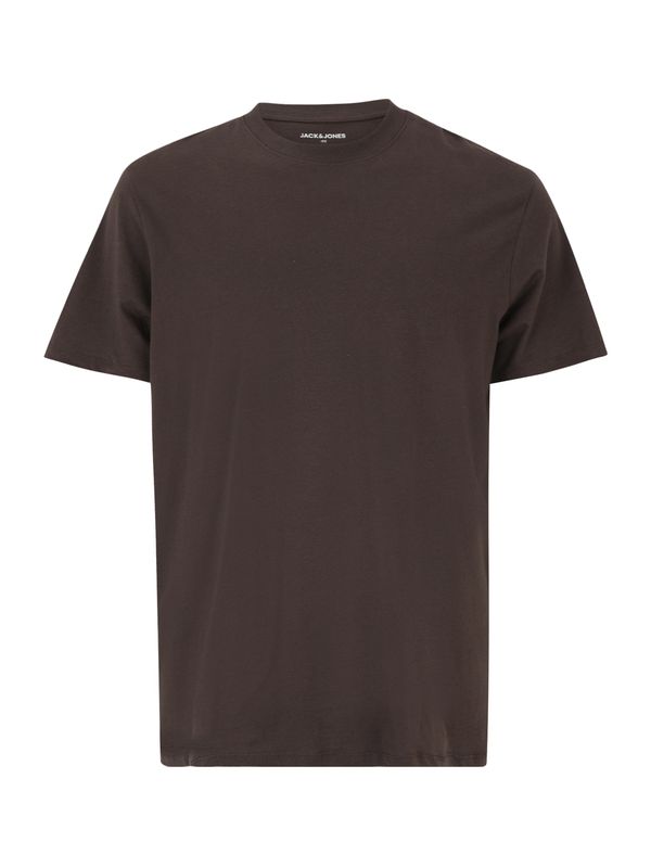 Jack & Jones Plus Jack & Jones Plus Majica 'JJEBRADLEY'  tamno smeđa