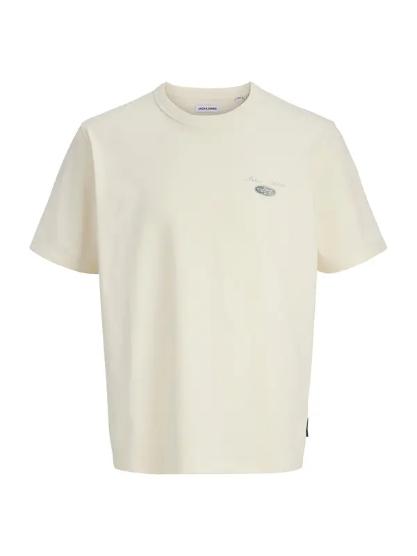 Jack & Jones Plus Jack & Jones Plus Majica 'JJEDover'  siva / bijela