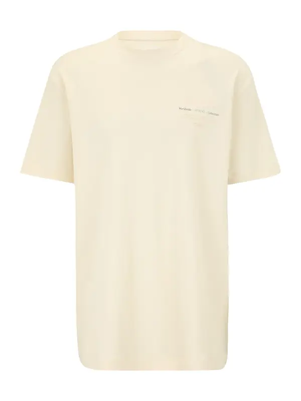 Jack & Jones Plus Jack & Jones Plus Majica 'JJEURBAN EDGE STUDIO'  svijetloplava / maslinasta / roza / prljavo bijela