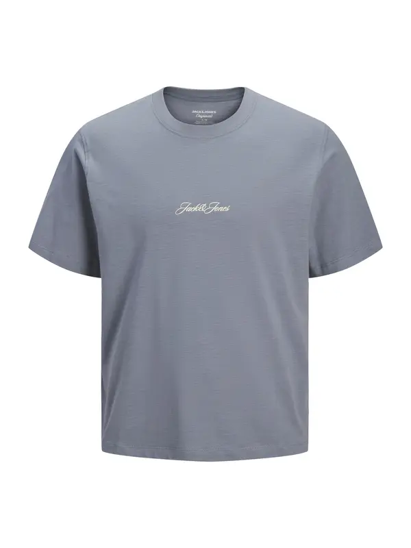 Jack & Jones Plus Jack & Jones Plus Majica 'JORCassis'  boja pijeska / golublje plava / crna