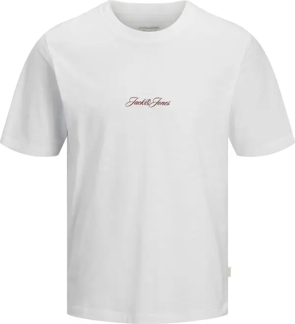 Jack & Jones Plus Jack & Jones Plus Majica 'JORCASSIS'  narančasta / tamno crvena / bijela