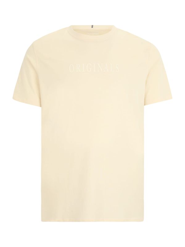 Jack & Jones Plus Jack & Jones Plus Majica 'JORFREDERIKSBERG'  vuneno bijela