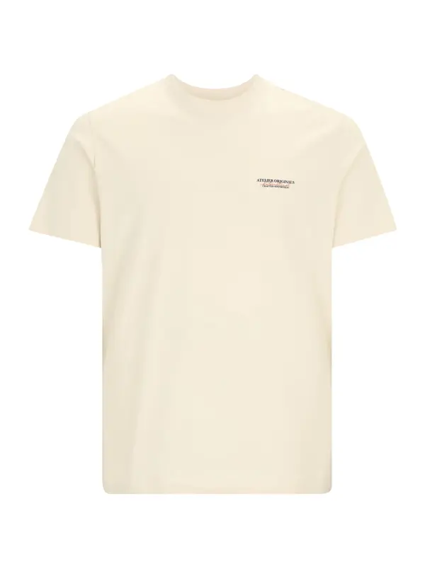 Jack & Jones Plus Jack & Jones Plus Majica 'JORIslington'  mornarsko plava / crvena / vuneno bijela