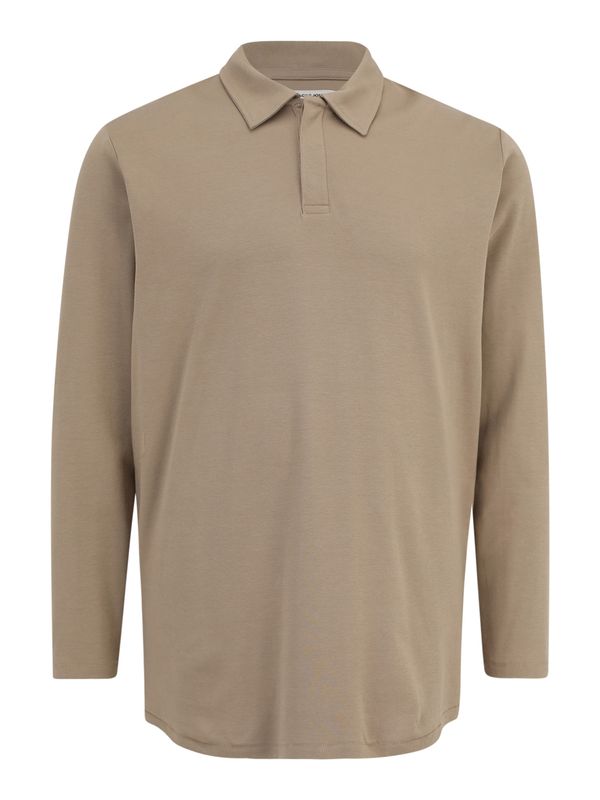 Jack & Jones Plus Jack & Jones Plus Majica 'JPRBLACHAD'  bež siva