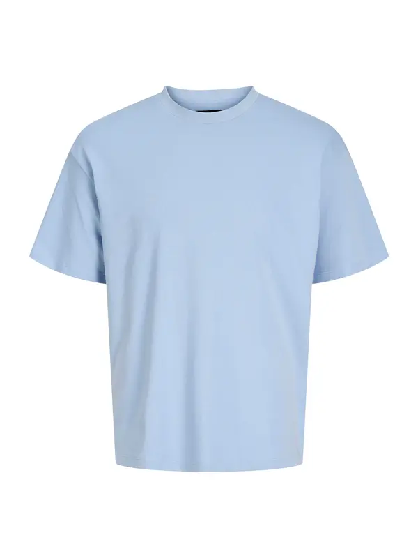 Jack & Jones Plus Jack & Jones Plus Majica 'JPRBLASummer'  svijetloplava / vuneno bijela