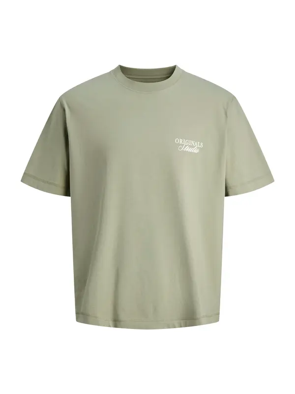 Jack & Jones Plus Jack & Jones Plus Majica  maslinasta / prljavo bijela