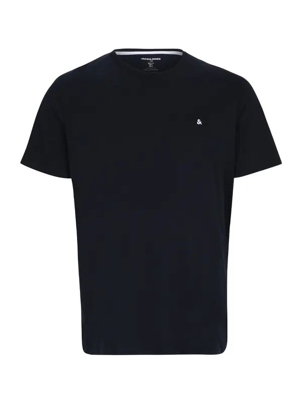 Jack & Jones Plus Jack & Jones Plus Majica 'Paulos'  morsko plava / bijela