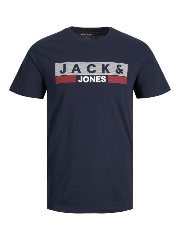Jack & Jones Plus Jack & Jones Plus Majica  plava / siva / bordo / bijela