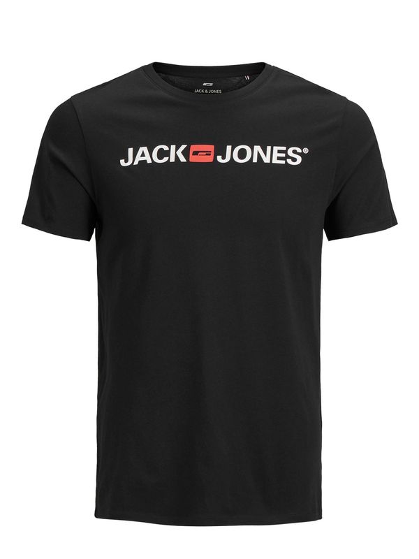 Jack & Jones Plus Jack & Jones Plus Majica  svijetlocrvena / crna / bijela