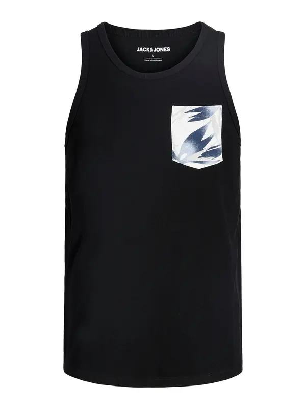 Jack & Jones Plus Jack & Jones Plus Potkošulja 'JJHONOLULU'  mornarsko plava / crna / bijela