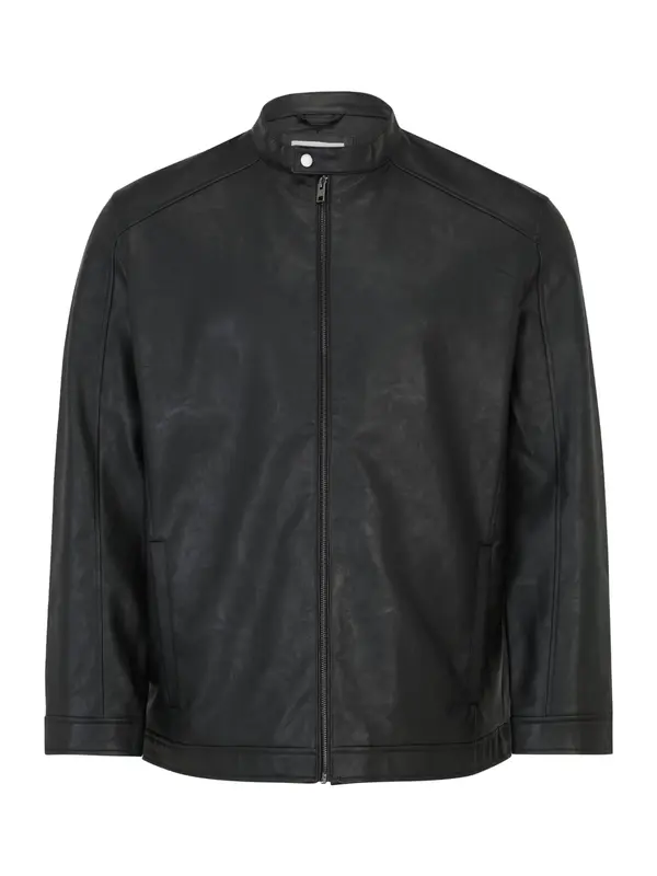 Jack & Jones Plus Jack & Jones Plus Prijelazna jakna 'JJEDYLAN'  crna