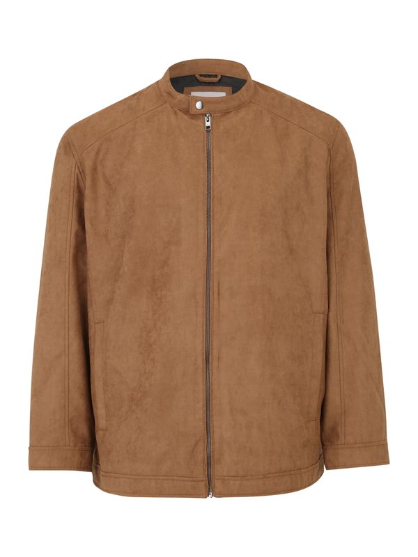 Jack & Jones Plus Jack & Jones Plus Prijelazna jakna 'JJEDYLAN '  smeđa