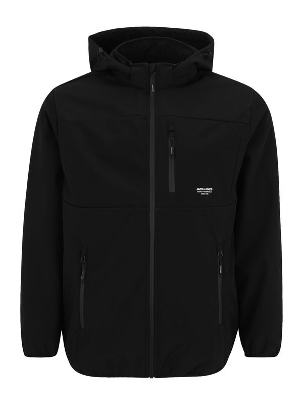 Jack & Jones Plus Jack & Jones Plus Prijelazna jakna 'JJTHEO'  crna
