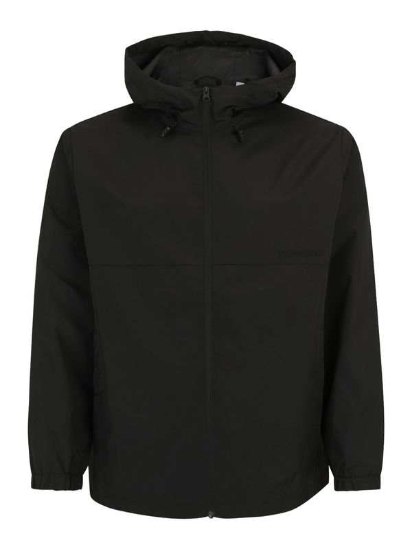 Jack & Jones Plus Jack & Jones Plus Prijelazna jakna 'JJZACK'  crna