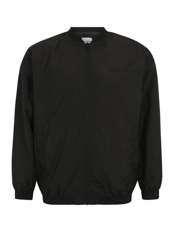 Jack & Jones Plus Jack & Jones Plus Prijelazna jakna 'JJZACK'  crna