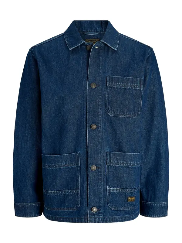 Jack & Jones Plus Jack & Jones Plus Prijelazna jakna 'JPRBLUDERRY'  plavi traper