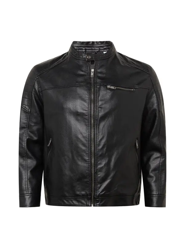 Jack & Jones Plus Jack & Jones Plus Prijelazna jakna 'Rocky'  crna