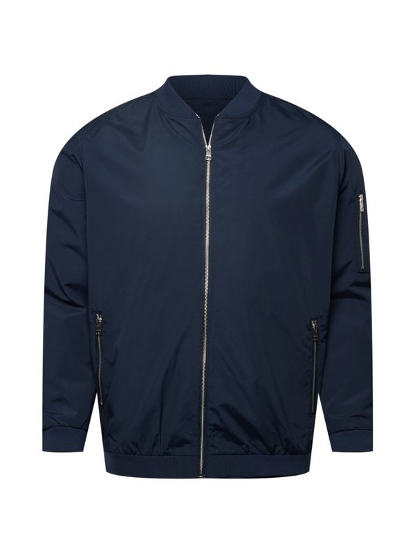Jack & Jones Plus Jack & Jones Plus Prijelazna jakna 'Rush'  noćno plava