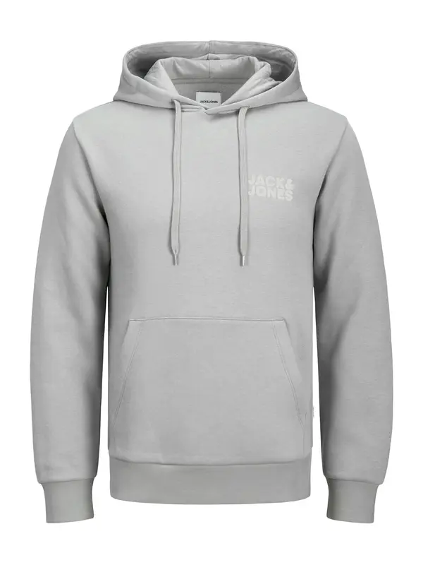 Jack & Jones Plus Jack & Jones Plus Pulover 'JJECorp'  siva / svijetlosiva