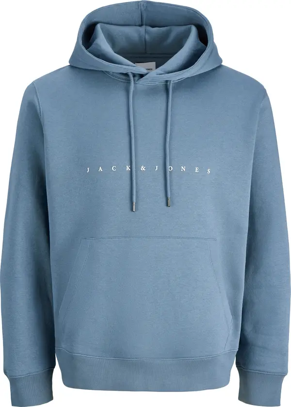 Jack & Jones Plus Jack & Jones Plus Pulover 'JJEStar'  golublje plava / bijela