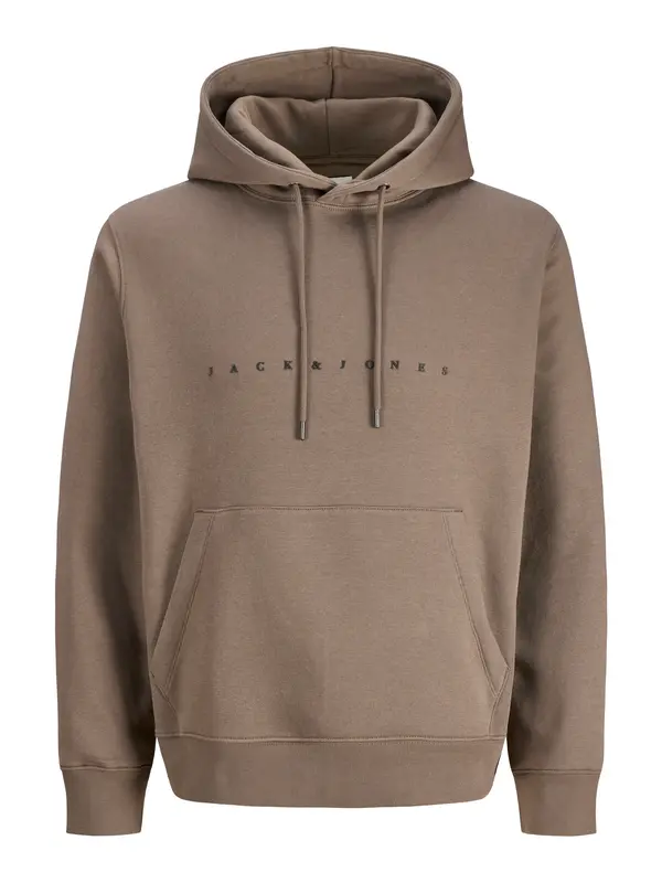 Jack & Jones Plus Jack & Jones Plus Pulover 'JJEStar'  moka smeđa