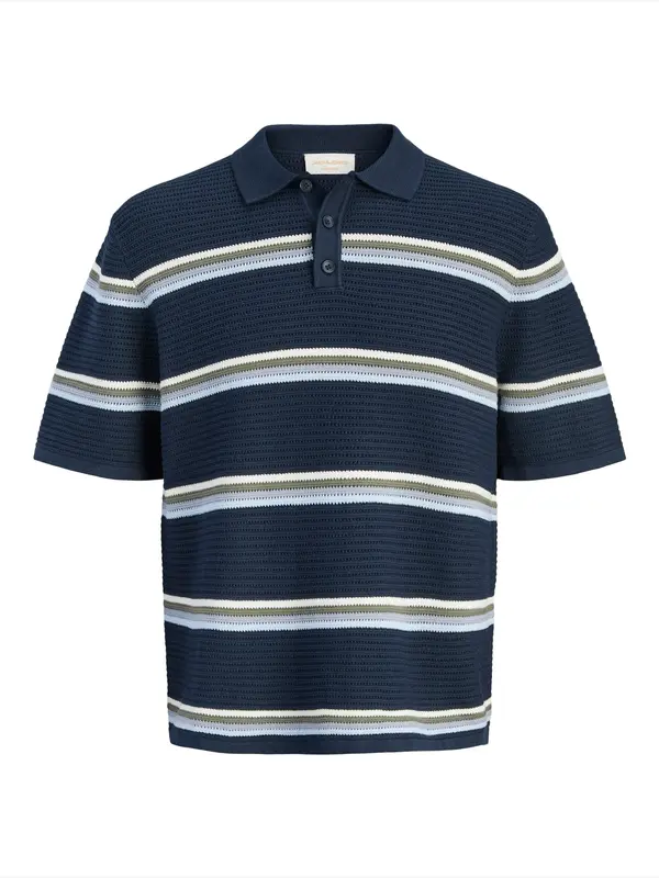 Jack & Jones Plus Jack & Jones Plus Pulover 'JORMAINE'  boja pijeska / mornarsko plava / svijetloplava / kaki