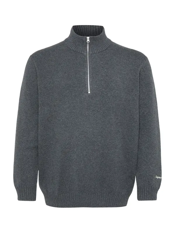 Jack & Jones Plus Jack & Jones Plus Pulover 'JORNORREBRO'  tamo siva