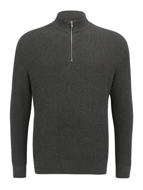Jack & Jones Plus Jack & Jones Plus Pulover 'JPRBLaliam'  tamo siva