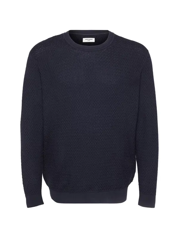 Jack & Jones Plus Jack & Jones Plus Pulover 'JPRBlubarkley'  noćno plava