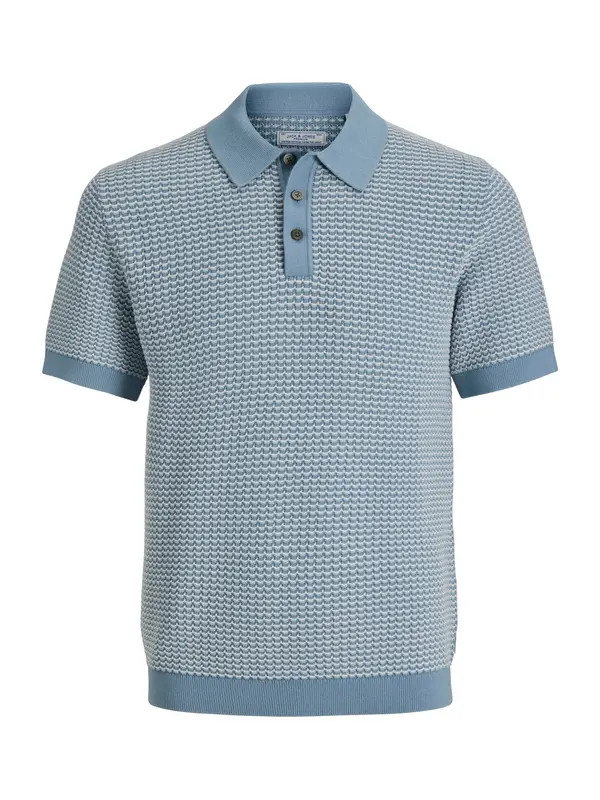 Jack & Jones Plus Jack & Jones Plus Pulover 'JPRBLUKINGSLEY'  svijetloplava / bijela