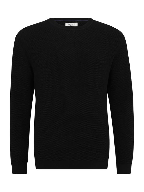 Jack & Jones Plus Jack & Jones Plus Pulover 'JPRBLUNOAH'  crna