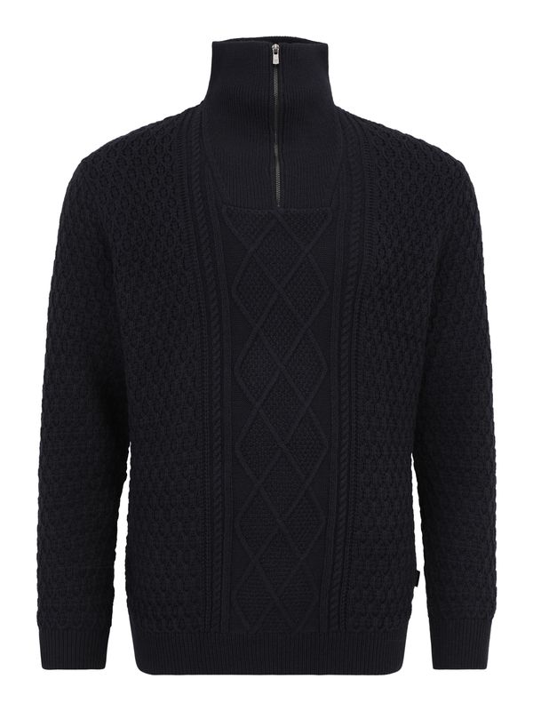 Jack & Jones Plus Jack & Jones Plus Pulover 'JPRBLUNORTH'  noćno plava