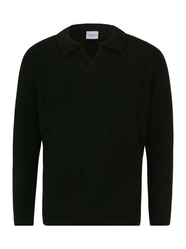 Jack & Jones Plus Jack & Jones Plus Pulover 'OLLIE'  crna