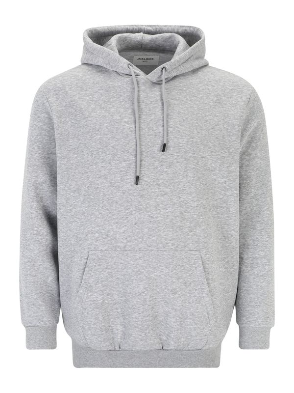 Jack & Jones Plus Jack & Jones Plus Sweater majica 'Bradley'  siva