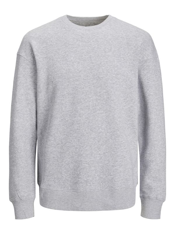 Jack & Jones Plus Jack & Jones Plus Sweater majica 'Bradley'  siva melange