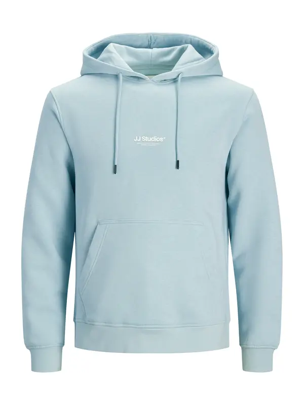 Jack & Jones Plus Jack & Jones Plus Sweater majica 'JJEsoho'  svijetloplava / bijela