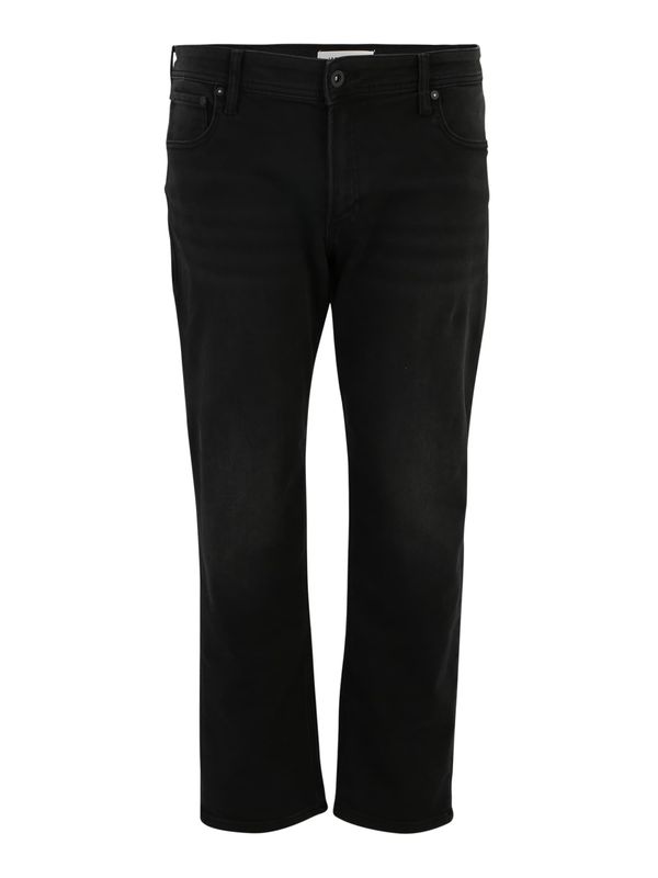 Jack & Jones Plus Jack & Jones Plus Traperice 'MIKE'  crni traper