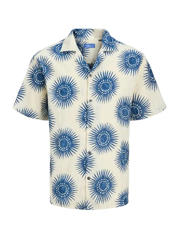 Jack & Jones Premium Jack & Jones Premium Košulja 'JPRBLUBILBAO'  ecru/prljavo bijela / plava