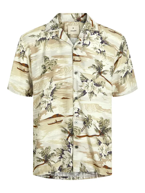 Jack & Jones Premium Jack & Jones Premium Košulja 'JPRBLUHendrix'  morsko plava / maslinasta / tamno zelena / prljavo bijela