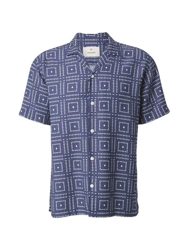 Jack & Jones Premium Jack & Jones Premium Košulja 'JPRBLULINCOLN'  noćno plava / bijela