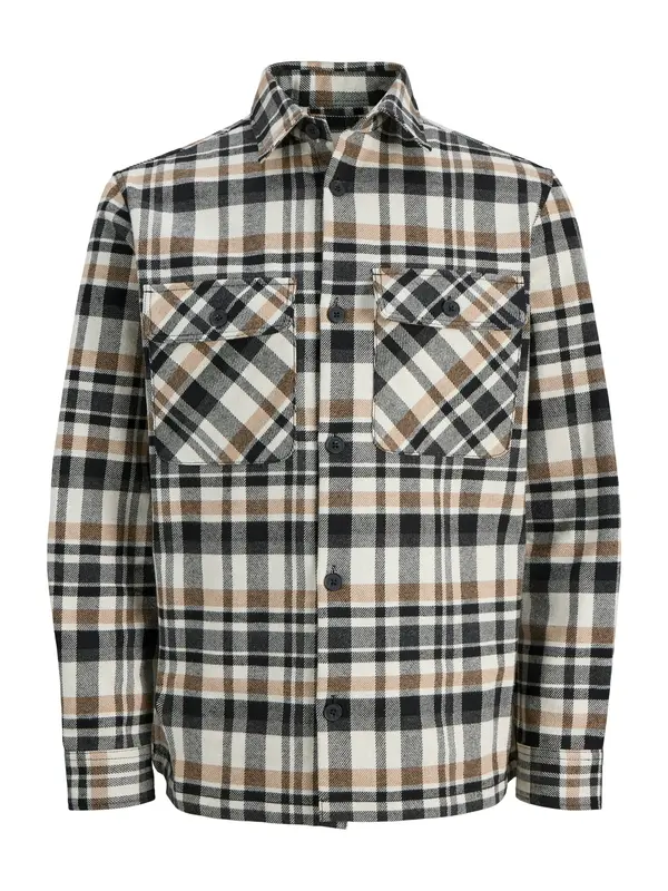Jack & Jones Premium Jack & Jones Premium Košulja 'JPRRayle'  bež / crna / bijela