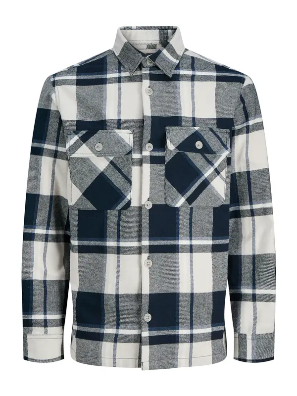 Jack & Jones Premium Jack & Jones Premium Košulja 'JPRRAYLE'  mornarsko plava / bijela