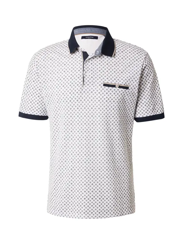 Jack & Jones Premium Jack & Jones Premium Majica  bež / morsko plava / bijela