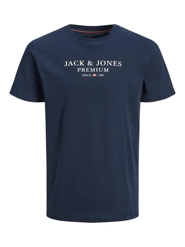 Jack & Jones Premium Jack & Jones Premium Majica 'JPRArchie'  mornarsko plava / bijela