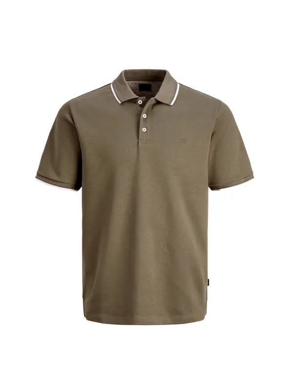 Jack & Jones Premium Jack & Jones Premium Majica 'JPRBLAETHAN'  maslinasta / bijela