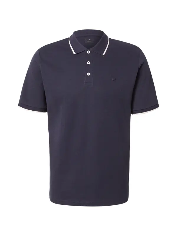 Jack & Jones Premium Jack & Jones Premium Majica 'JPRBLAETHAN'  noćno plava / bijela